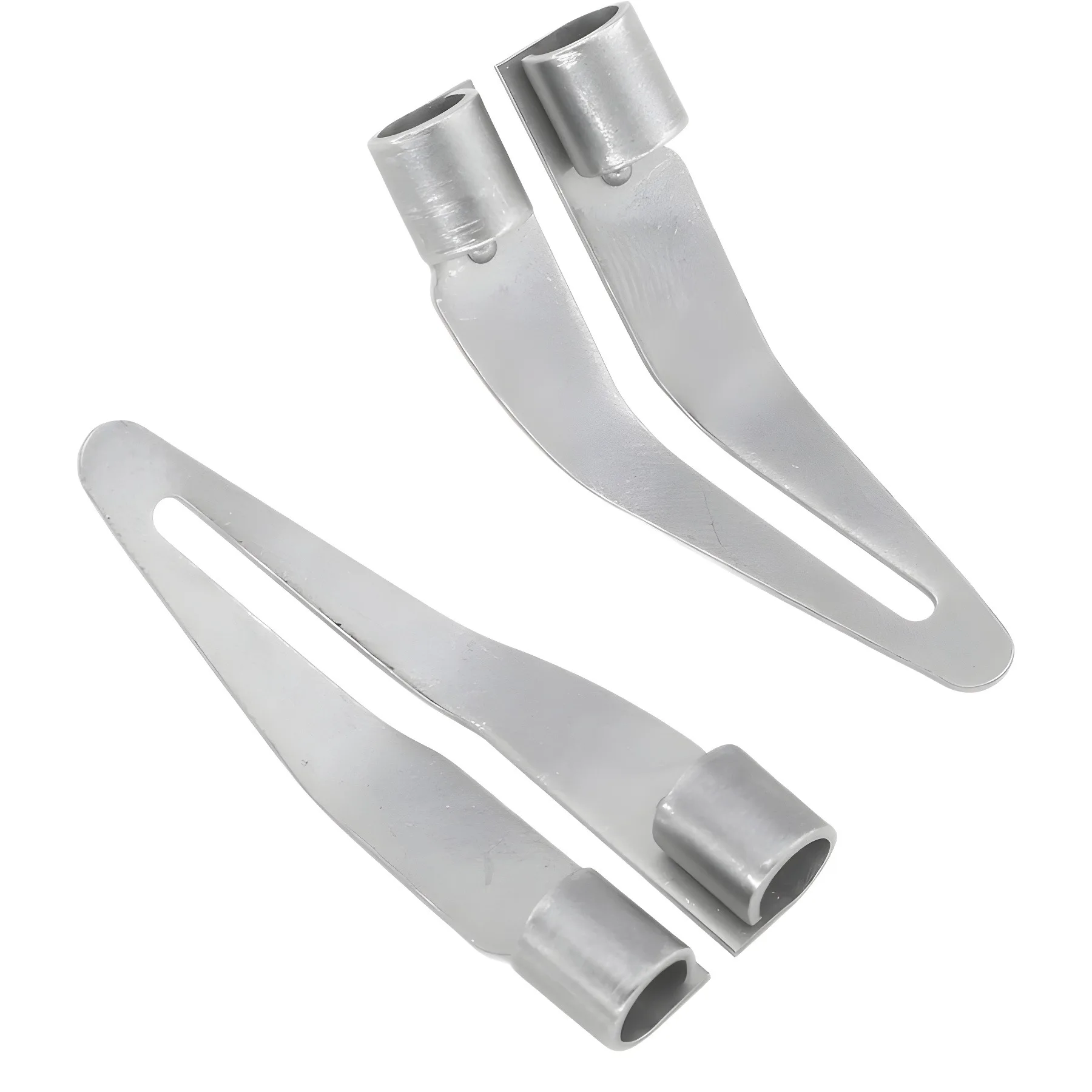 2pcs  Iron Tips Smooth Head Welder Accessory Solder Welding Replacement Tool For Plastic Soldering Welding Tip Welder Soldering