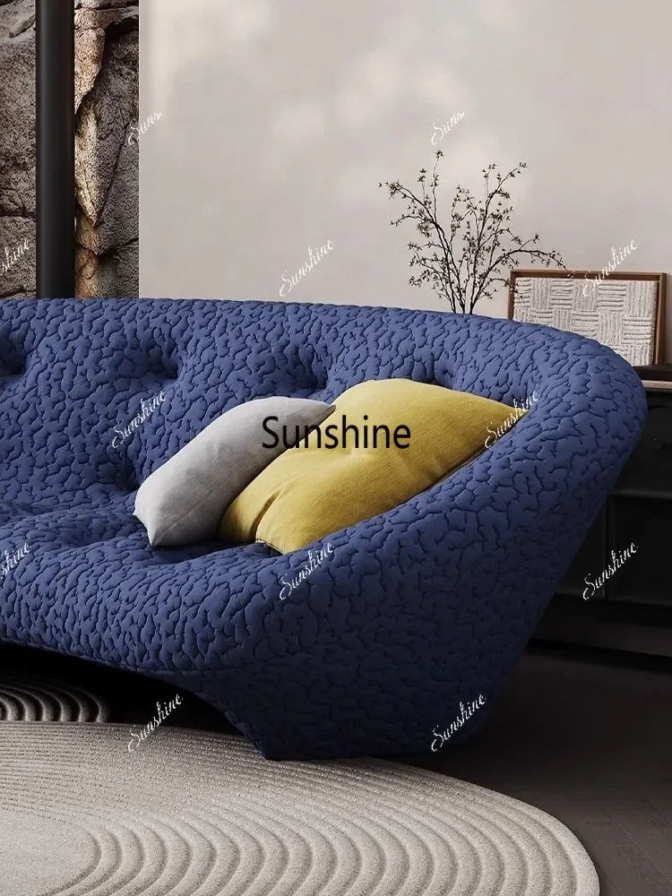 Minimalist style sofa design shell shape cotton Italian arcTJ