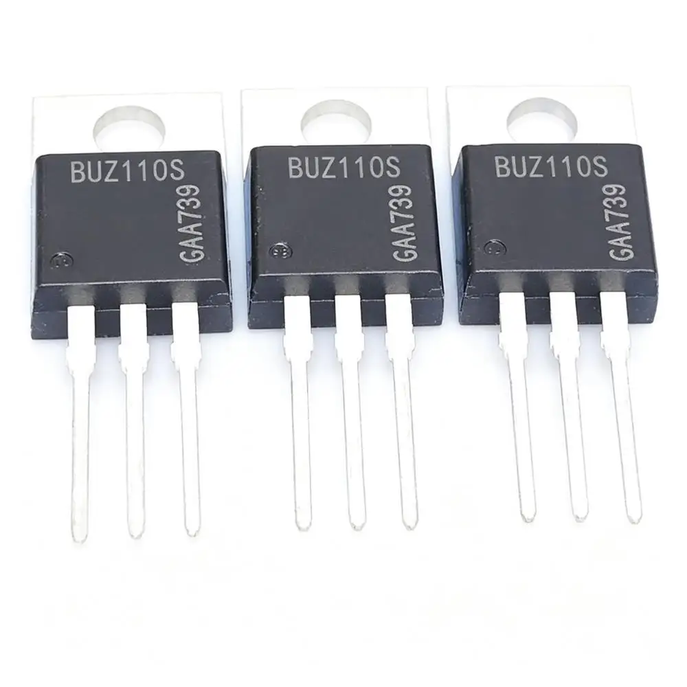 5PCS BUZ110S 55V 80A SKST041N08N 120A/85V MDF7N60 BUK455-600B CS150N03A8 30V 150A TIP116 80V 2A
