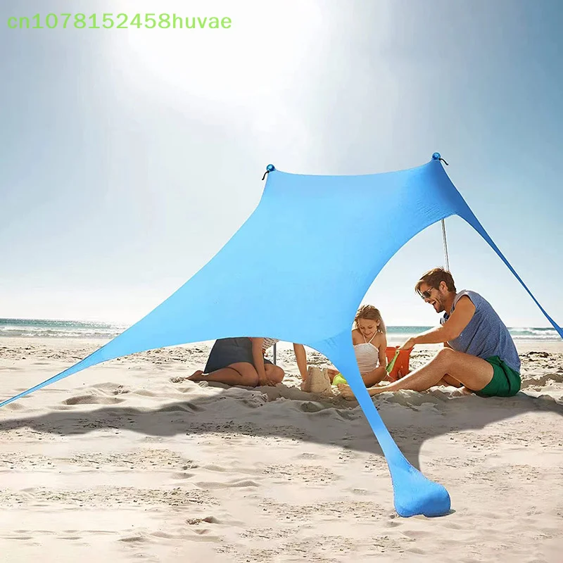 

1 Pc 5Section 1.6/2M Aluminum Alloy Adjustable Shelter Awning Support Pole Foldable Beach Canopy Tent Pole Shelter Tarp Pole