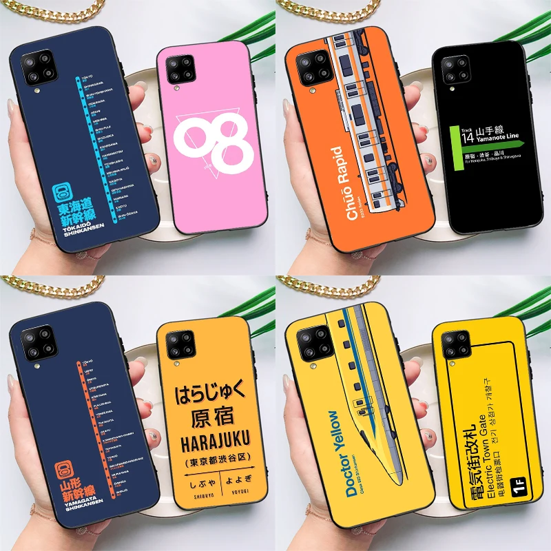 Bullet Train Series Shinkansen Case For Samsung Galaxy A54 A34 A53 A13 A32 A52 A14 A51 A71 A23 A33 A73 A12 A22 A21S Coque