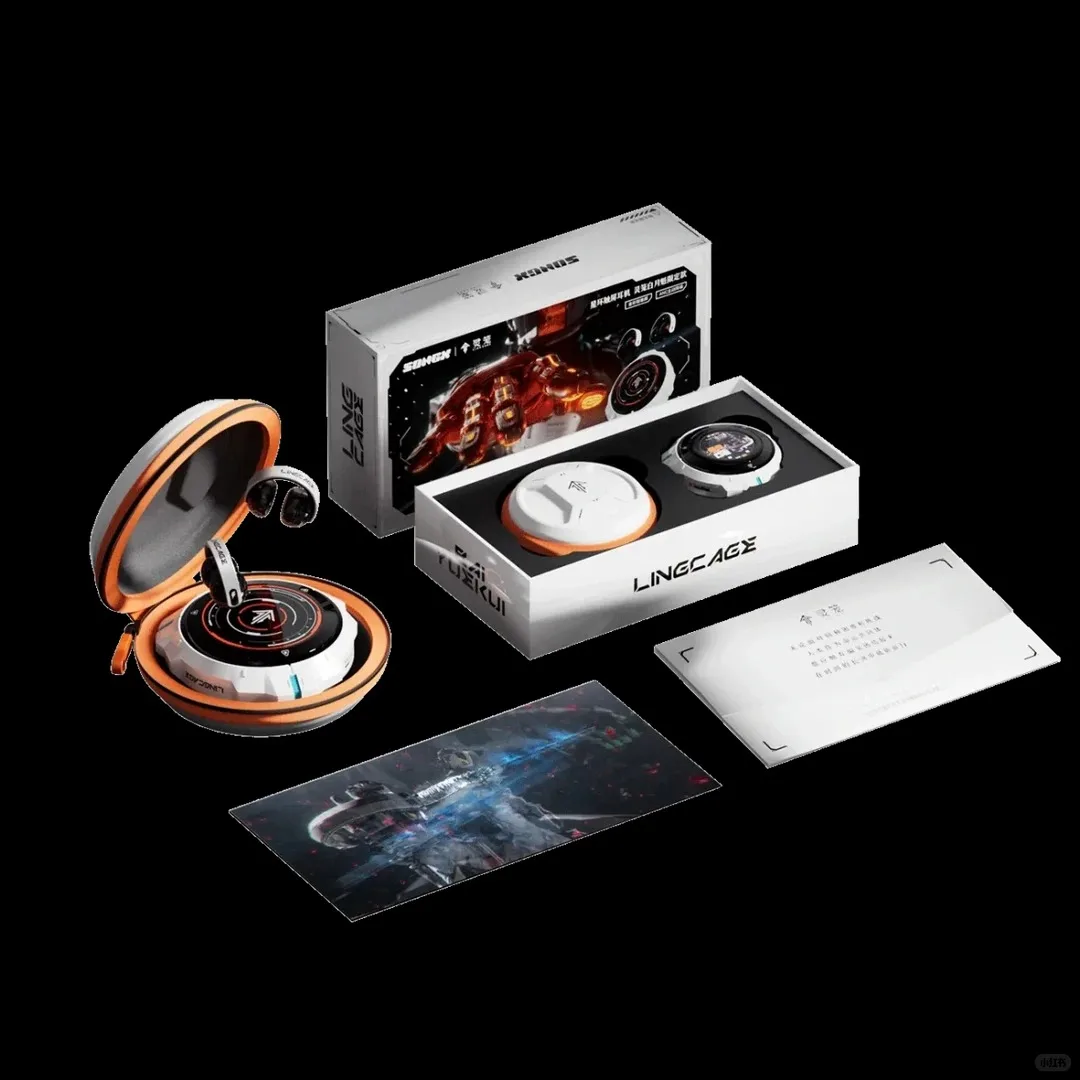 SONGX SX02 PRO INCARNATION Bai Yuekui Ear Clip Bluetooth Earphone LCD Touchscreen ANC Intelligent OWS Wireless Gaming Headset