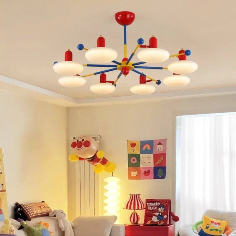 Modern Minimalist Art Dopamine Magic Bean Pendant Light Living Room Children's Room Study Cream Household Luxury Decoration Lamp