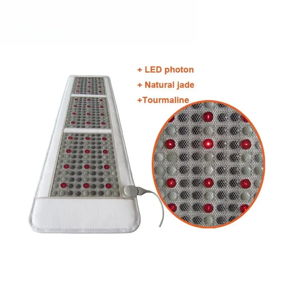 jade tourmaline mattress price led light mat  VLF FIR thermal massage MAT