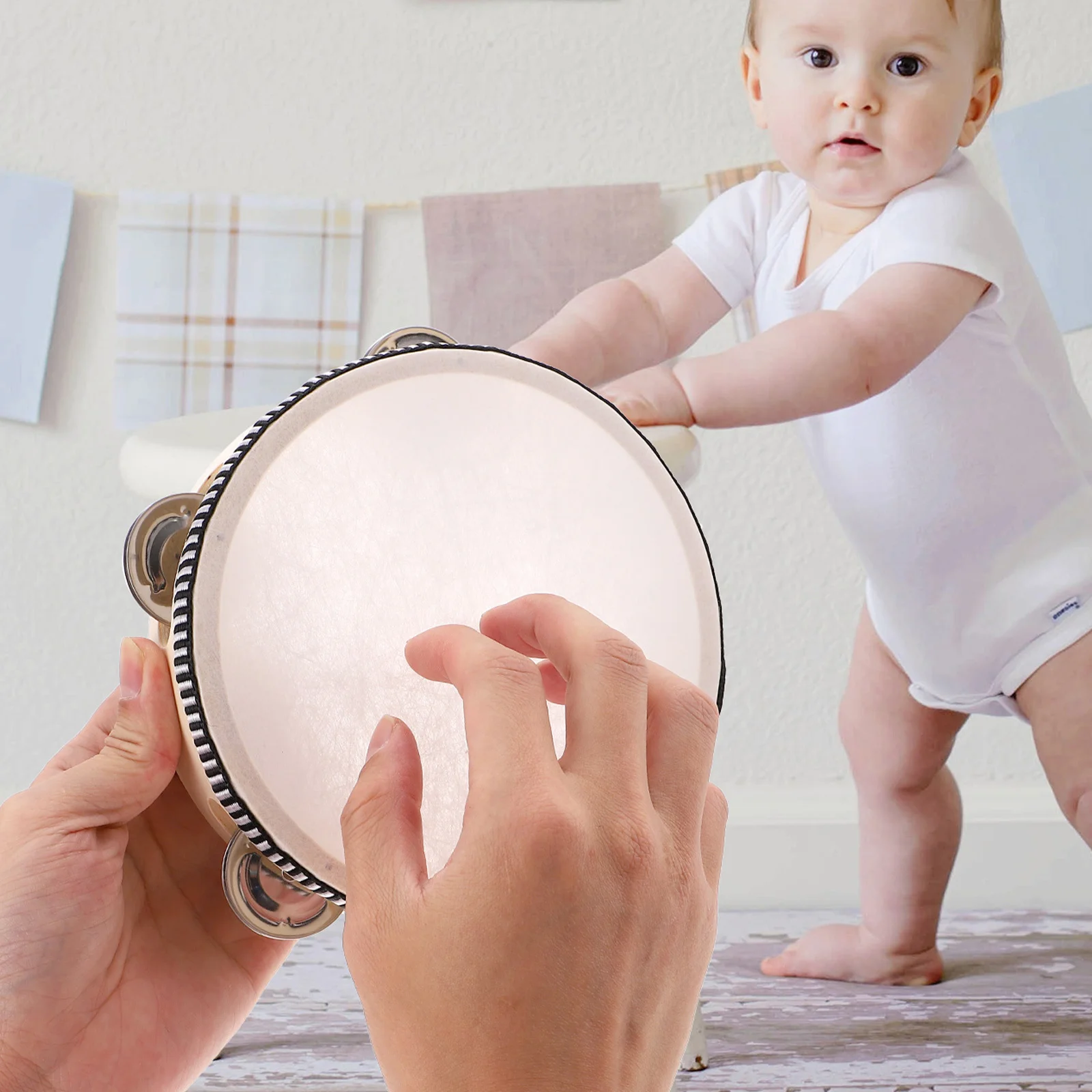 6 szt. Instrumentów muzycznych edukacyjnych dla dzieci, instrumenty perkusyjne, prezent dla maluchów, zabawki dla maluchów, instrument perkusyjny.