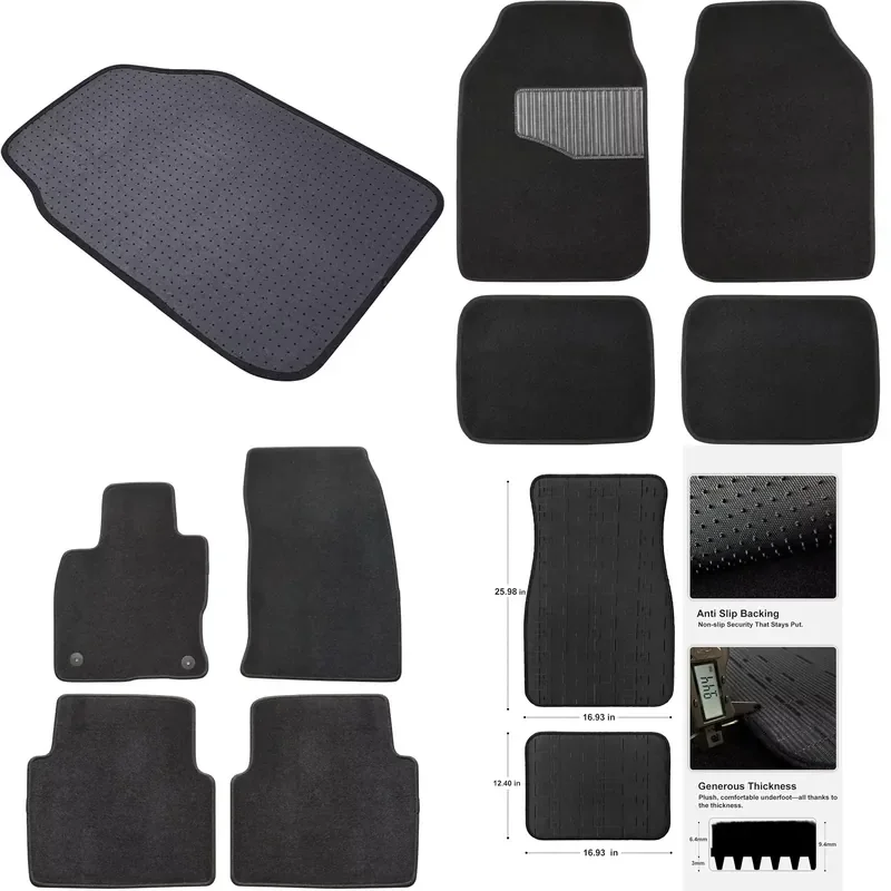 for  Eco Friendly Washable Spiral Four Season Universal Full Set Floor Mat Roll Cut to Fit Car Interior