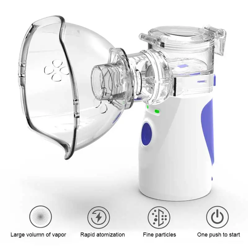 Health Care Mini Handheld portable Inhale Nebulizer silent Ultrasonic inalador nebulizador Children Adult kids inhaler atomizer