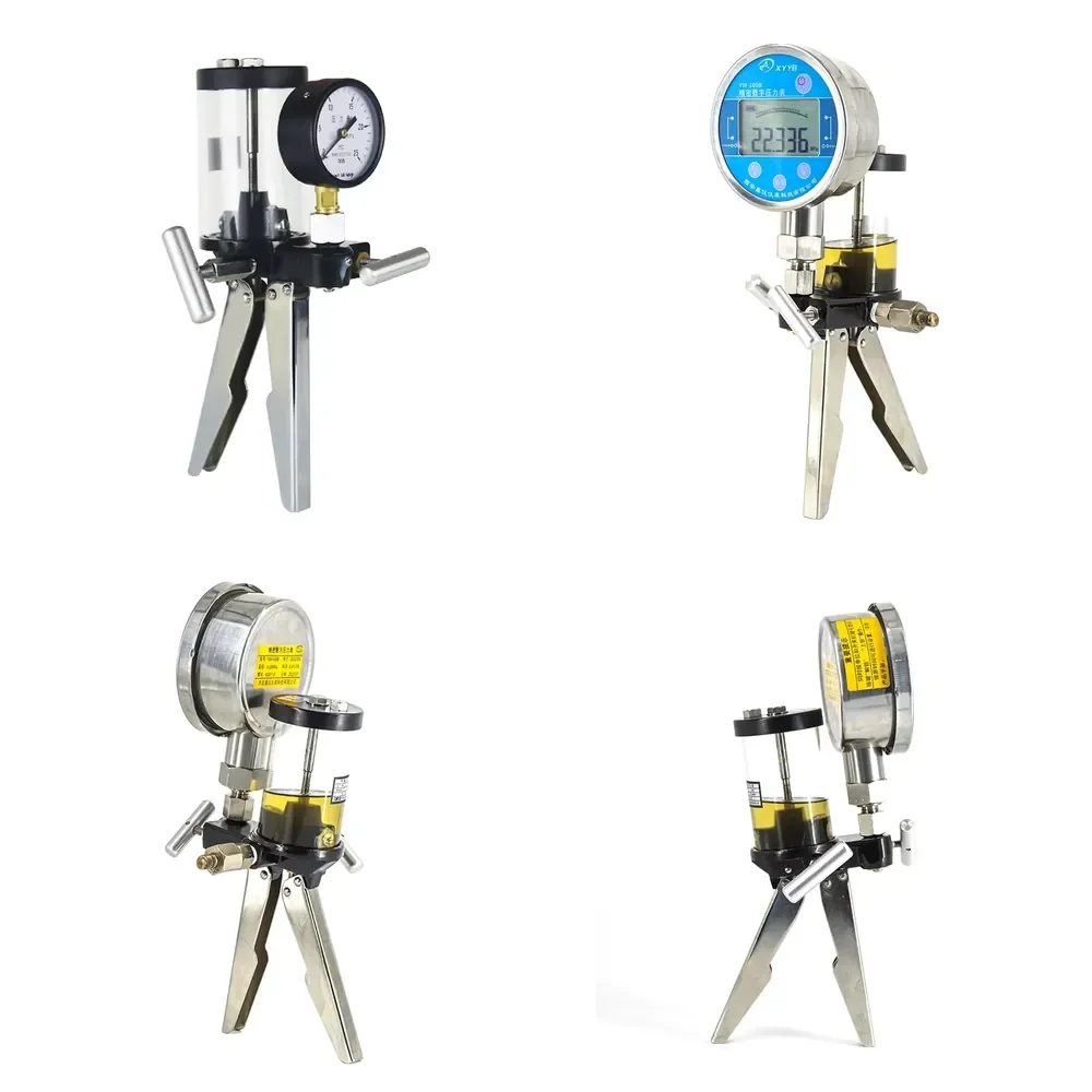 Hydraulic Hand Pump 25Mpa Portable Handheld Hydraulic Pump Portable Manual High Pressure Oil Pump