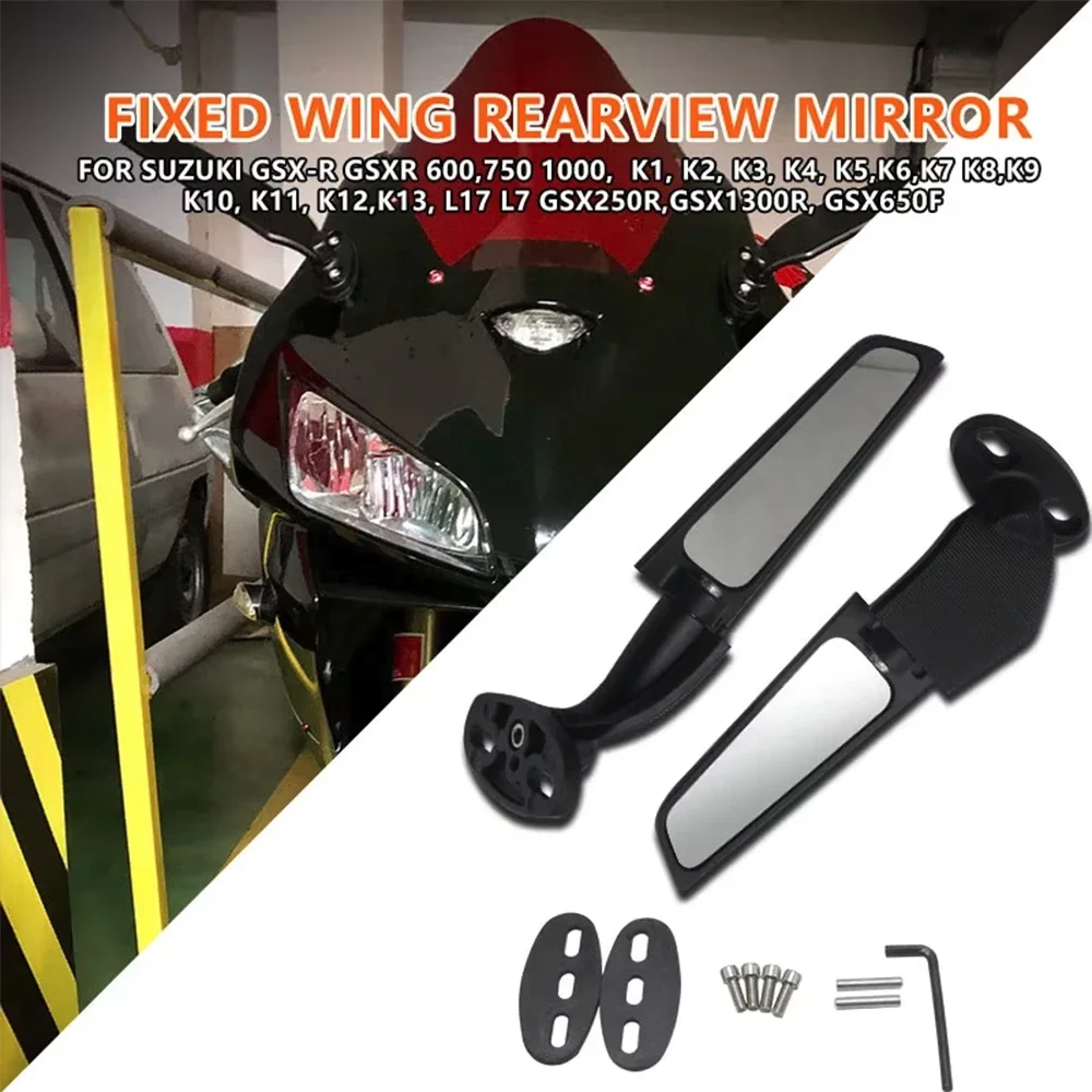 

Motorcycle 360° Rotating Wind Wing Mirrors For YAMAHA YZFR1 R3 R6 R6s R15 R25 R125 Modification Mirrors Reversing Mirror