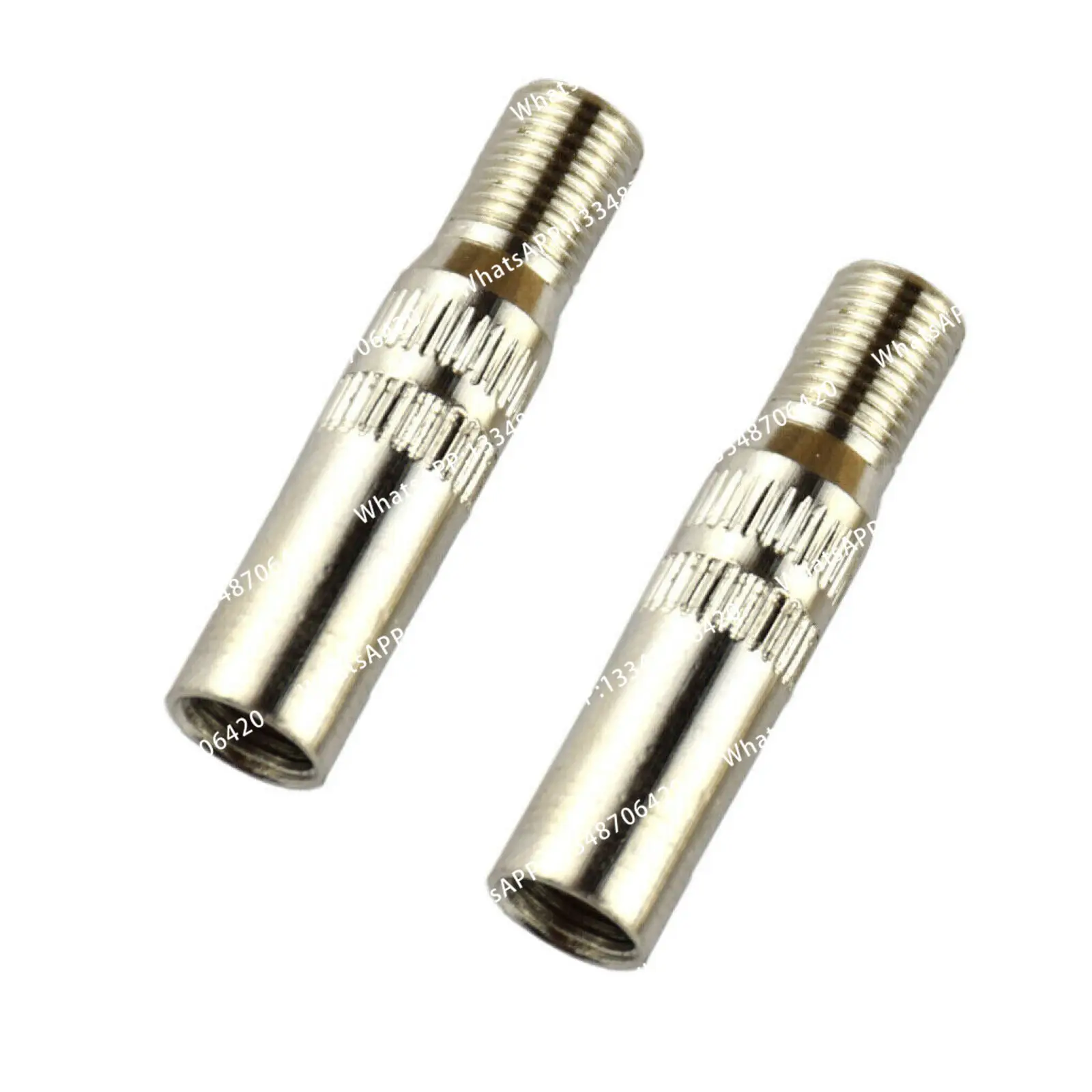 20Pcs 39mm Car Chrome Screw-on Valve Cap Stem Extension Wheel Tire Cap Extender Stem Rod Adapter For Auto Accessories