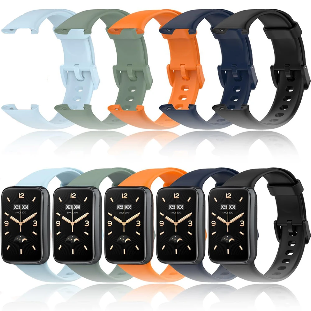

Ремешок спортивный для Xiaomi Mi band 7 Pro, силиконовый смарт-браслет для наручных часов, аксессуары для Mi Band 7 Pro