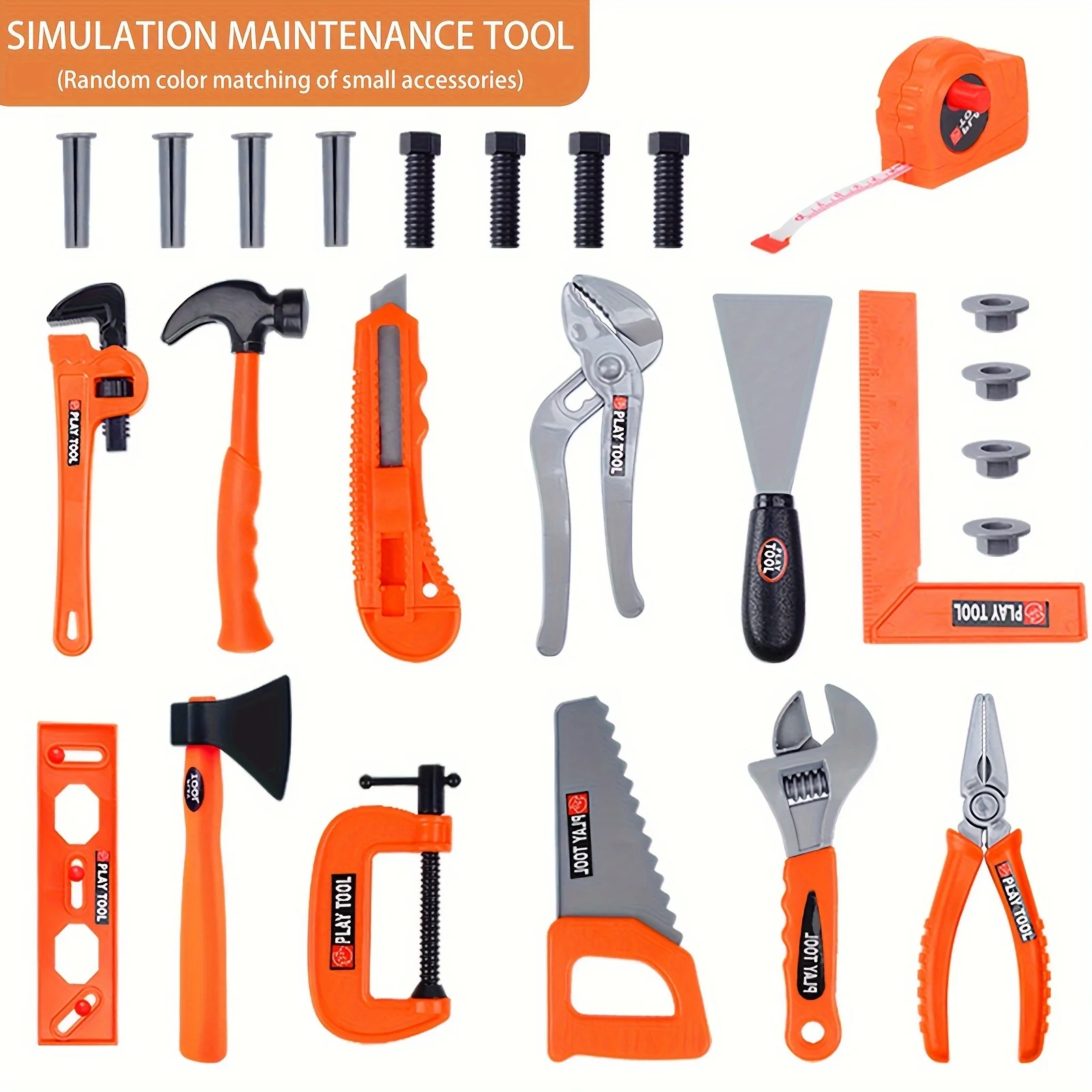 Children'S Tool Repair Set, Hammer, Screwdriver, Saw, Multifunctional Repair Simulation Tool Table, Boy'S Play House Gift Toy