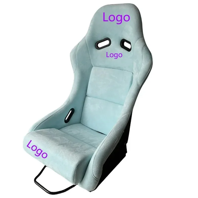 

Adjustable Blue Fabric Tilt Barrel Universal Sports Seat