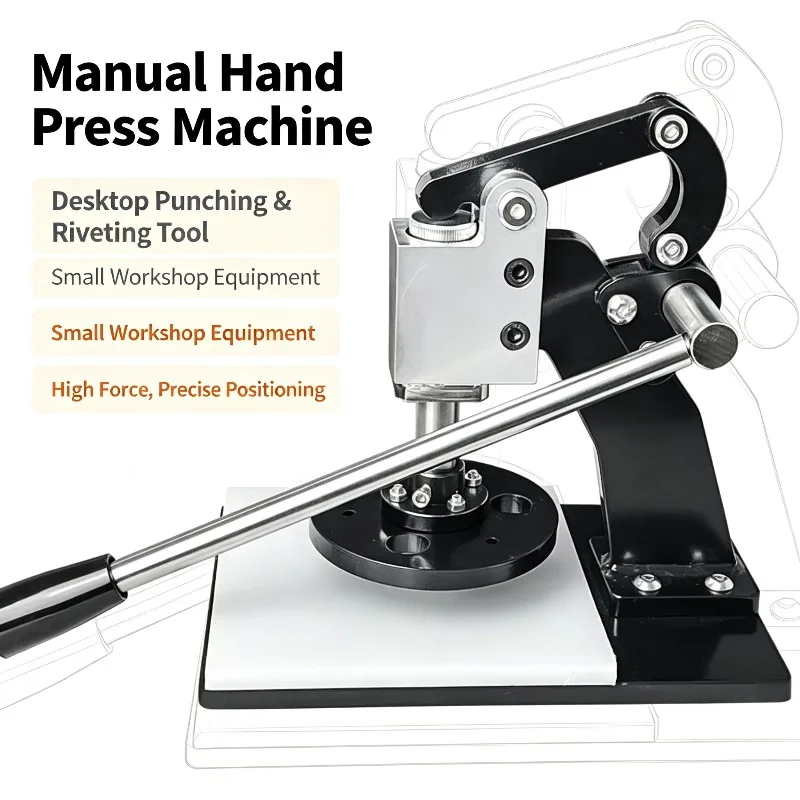 For Small Manual Die Cutting Press Machine, Leather Fabric Sample Punching & Stamping Cutter with Die Mould