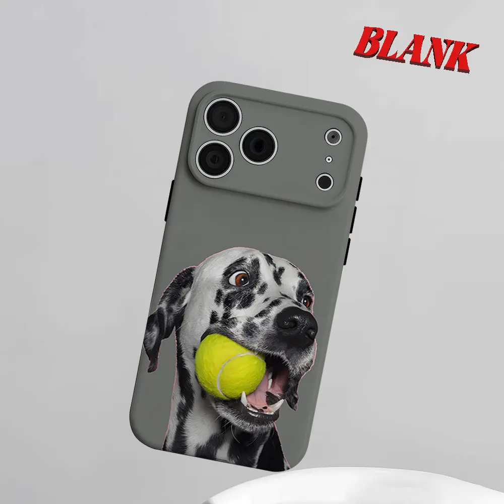Funda 2 en 1 para iPhone 17 16 15 14 13 Pro Max Air 16e con diseño de Dálmata y Pelota de Tenis, Carcasa Rígida de PC con Bumper y Diseño Floral INS