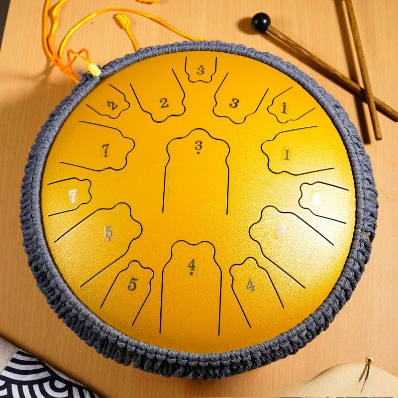 طبلة أثيري ننسى القلق الصلب اللسان طبل قرع أداة اللون فارغة طبل اليد القرص