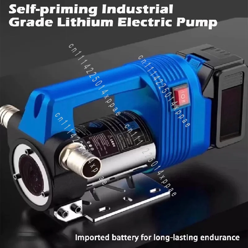 Rechargeable Refueling Machine 24V 60L/min Lithium Battery Electric Oil Pump Wireless Pumping Small Portable