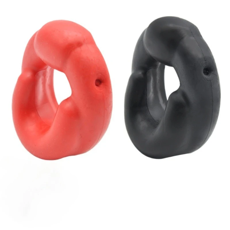 TPE pendant scrotal restraint ring male chastity lock CB chastity cage adult SM sexual training male and female abstinence