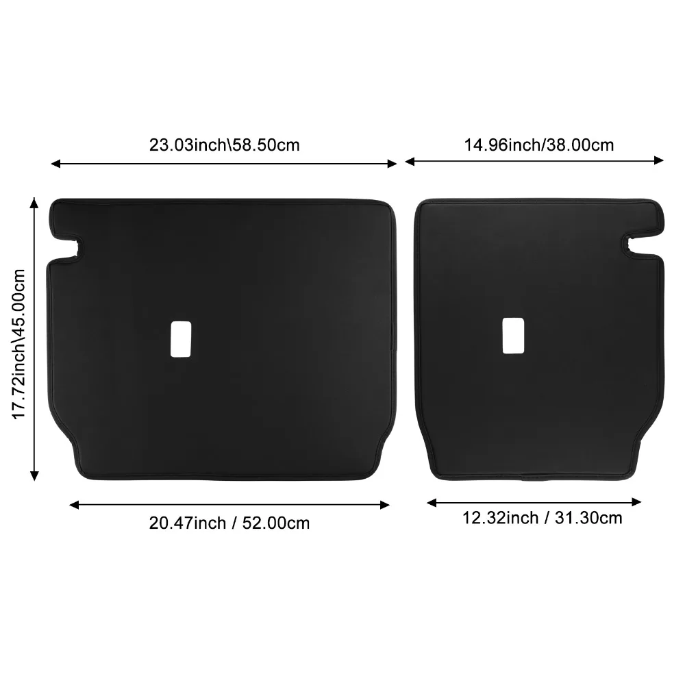 Car Rear Seat Anti-kick Pad & Trunk Mat For Mini Electric Cooper SE J05 U25 F66 F65 EV 24 25 Seats Protector Cover Auto Interior