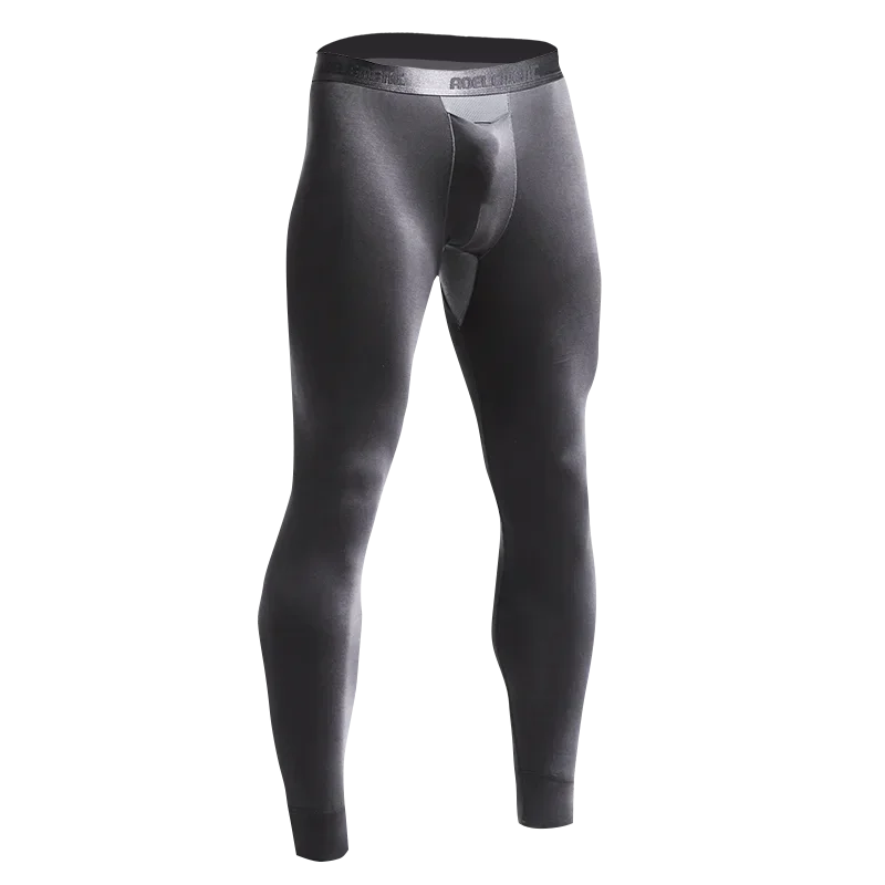Long Johns, men's thin cotton and wool pants, underpants, men's leggings, spring and winter thermal pants