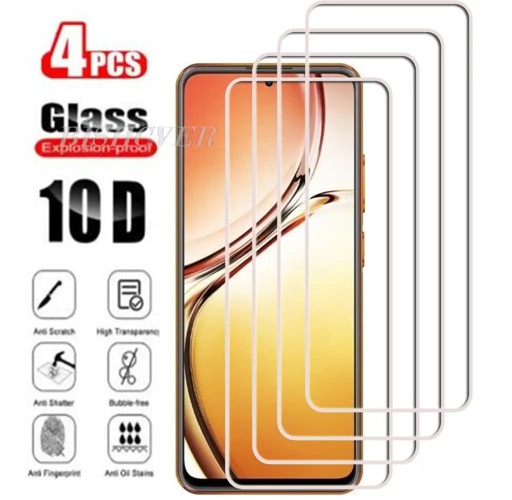 

4 шт. закаленное стекло для Hotwav Note 12 2023 Hotwav Note12 6,8 дюйма защита для экрана зеркальная пленка 9H