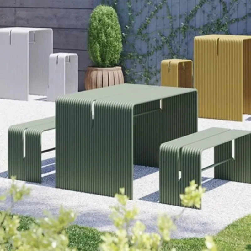 

Outdoor table and chair set, designer metal table and chairFurniture supplies, furniture