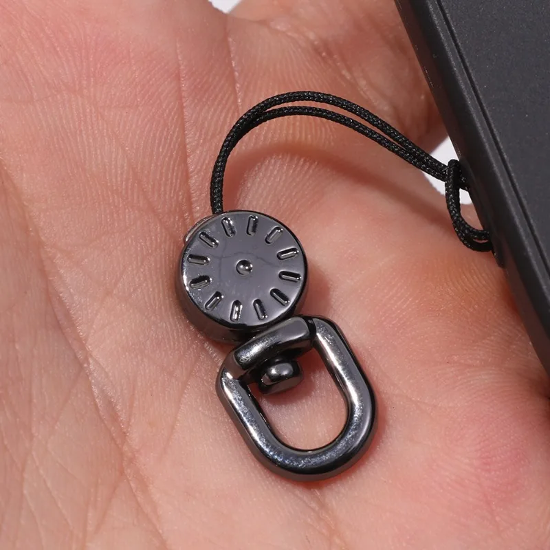 5-1PCS Hand Wrist Lanyard Strap String Anti-lost Short Ropes Hanging Cord Metal 360 Degree Rotatable DIY Hang Rope for Phone