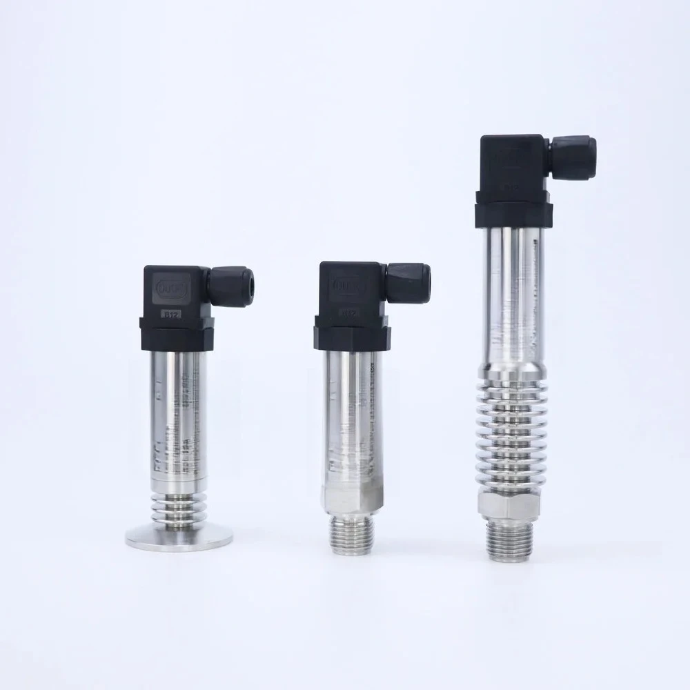 Sanitary Hygienic Hydraulic Liquid RS485 4-20mA I2C 0-10V Vacuum Absolute Gauge Flush Pressure Transmitter