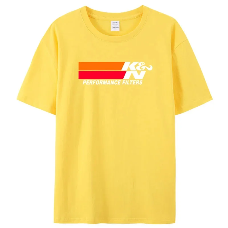 New T-ShirtK&N High Performance Air & Oil Filters Air Intakes Men Cotton Cool Harajuku Funny T-Shirt Male Vintage Tee-shirt