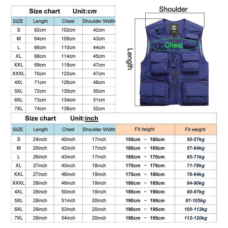 TRVLWEGO Men's Outdoor Fishing Quick Dry Vest Multi Pocket Breathable  Hunting Hiking Photography Waistcoat Sleeveless Jacket