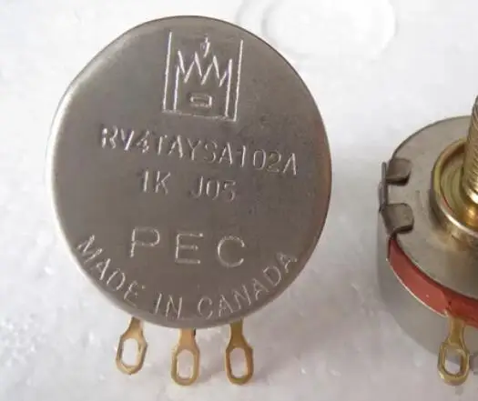 

PEC RV4TAYSA102A 1K канадский импортный золотой потенциометр, длина ручки 18MMX6.3 с замком