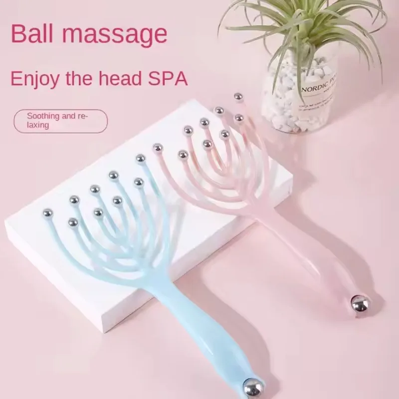 9 مخالب تدليك للعناية بالشعر، استرخاء الإجهاد العميق، هدية للآباء في المكتب والمنزل والمنتجعات الصحية