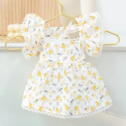 Puppy Dress for Small Dog Dog Clothes Summer Pet Costume Cute Floral Dog Vest Cat Skirt Chihuahua Bichon Yorkie Cooling Clothing
