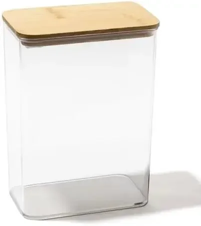 Food Storage Containers Bamboo Lids 38 Quart 36 Liter 20 Pack Airtight Pantry Organization BPA Free Organizing