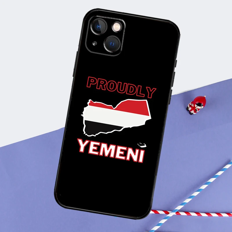 Yemen Flag Phone Case For iPhone 16 15 11 12 13 14 Pro Max Mini XS XR X 7 8 Plus Soft TPU Cover