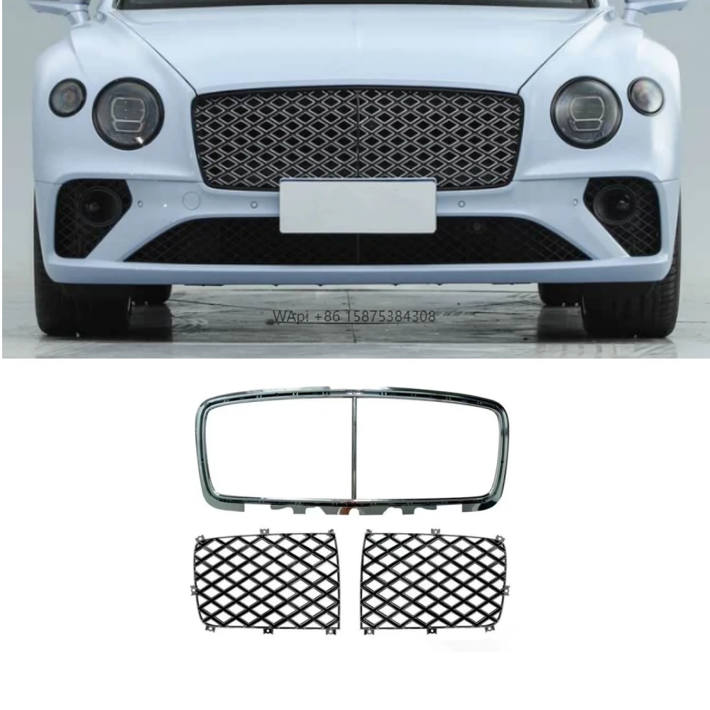 

OEM Front Radiator Grille Grille Frame for Continental GT Mulliner Chrome Plastic New Models 3SD853597P 3SD854679D