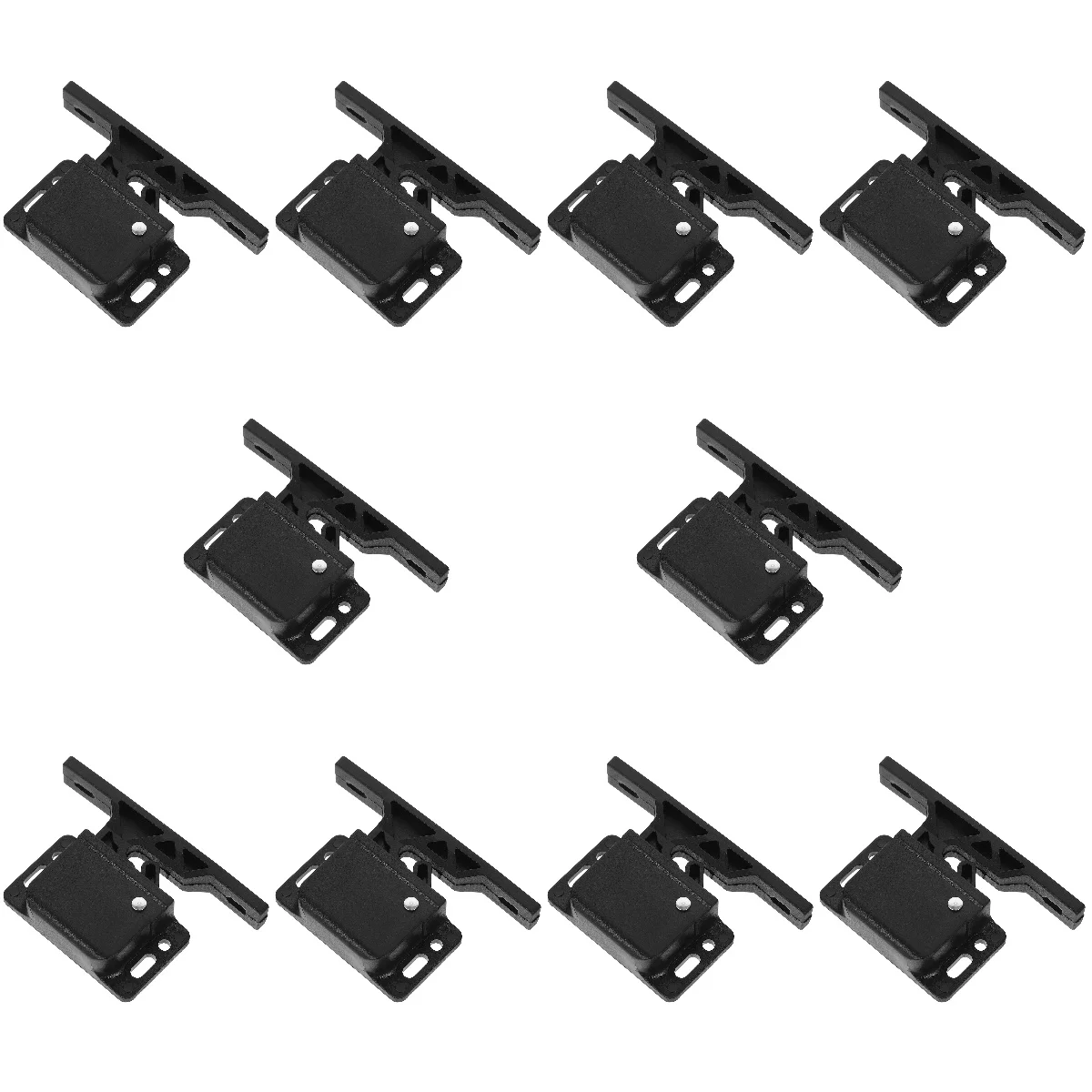 10 Sets Grab Latch Cabinet Door Push to Open Rv Drawer Locks Catch Latches and Catches Hooks Hardware Car