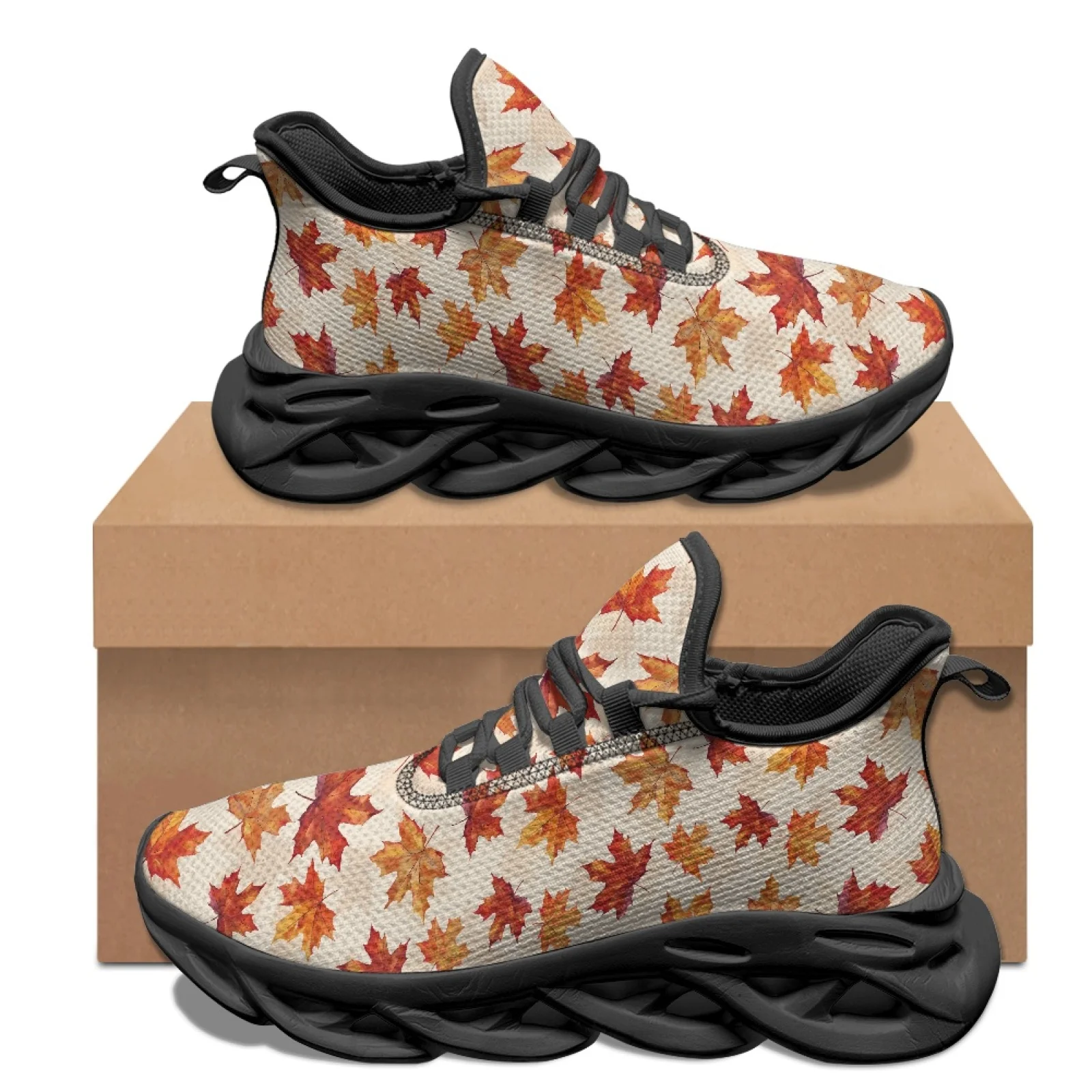 PENSTROLL PENSTROLL Maple Leaf Lightweight Blade Sneakers Mens Tennis Shoes for Adults New Trend Walking All Season
