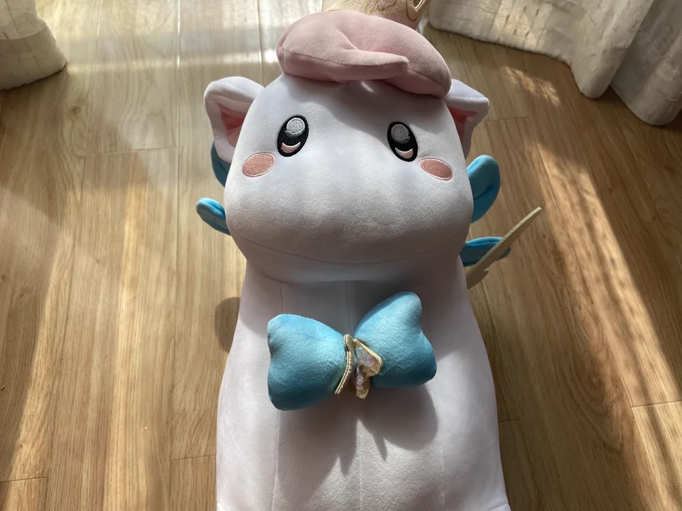 [الأصلي] هونكاي ستار السكك الحديدية إيكا وسادة نموذج زخرفة زينة مسند الرأس لطيف ليتل الأبيض الحصان تأثيري حلي الهدايا