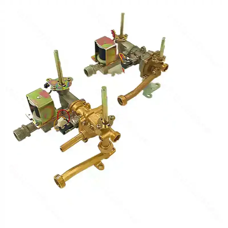 Combined Water-Gas Linkage Assembly Water Inlet Air Valve Fittings For Gas Instant Hot Water Heater Maintenance