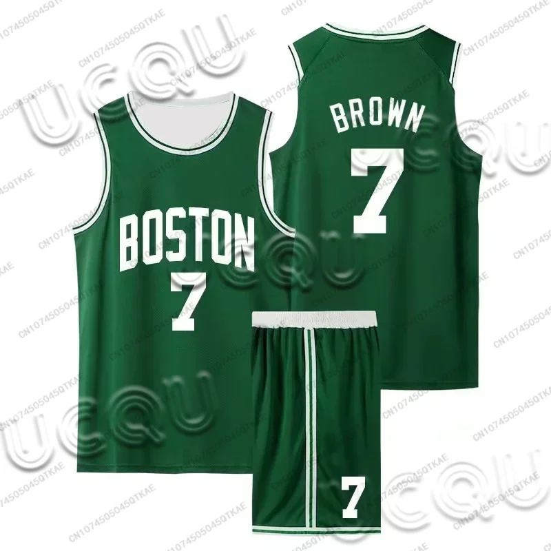 2024 New Basketball Jerseys For Men Women's Tatum No.0 Printed Basketball Jersey Set Collectible Retro Jersey New Arrival Suits