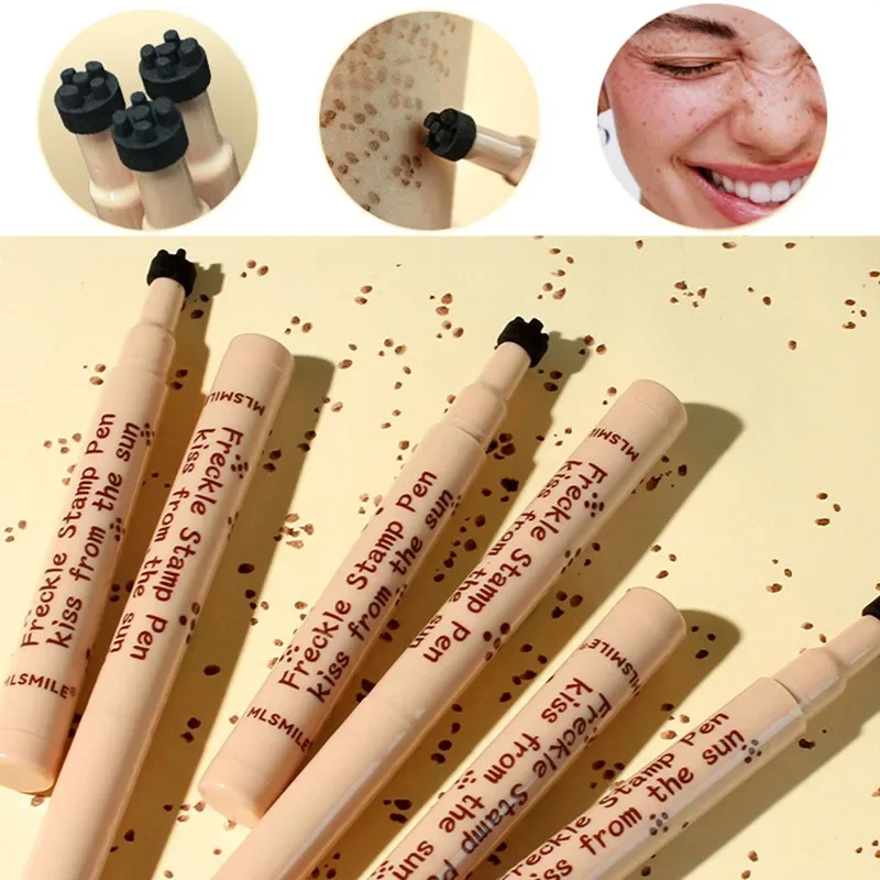 Freckle Pen Waterproof Natural Simulation Fake Spot Makeup Tool Lasting Waterproof Face Dot Spot Pen Eyeliner Durable Cosmetics