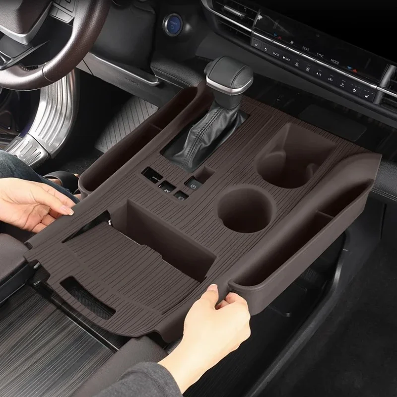 

For Toyota Sienna Granvia Central Control Storage Mat Dashboard Non-slip Mat Silicone Mat Protective Products Daquan Accessories