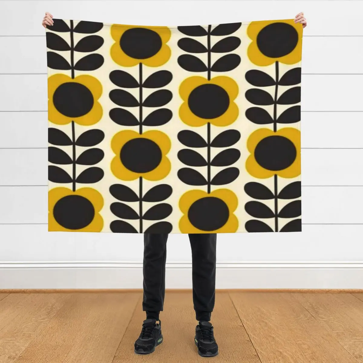 

orla kiely multi stem flowers,kiely pattern,orla kiely design Throw Blanket Bed Fashionable manga warm winter Blankets
