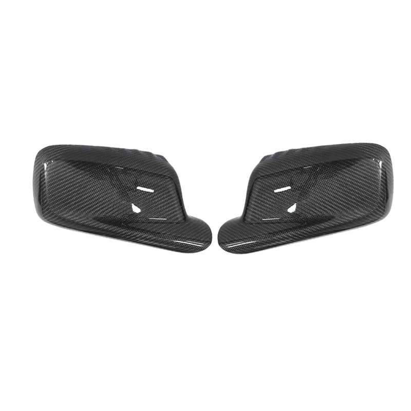 2pcs Carbon Fiber Rearview Mirror Cover For 7 Series BMW E65 E66 E46 Side Door Mirror Caps Shell Car Accessories 2004 2005+