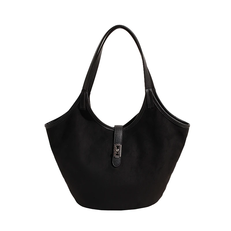 

Retro Suede Hobo Handbag Trendy Satchel Purse Designer Top Handle Bag for Women Work Shopping Travel