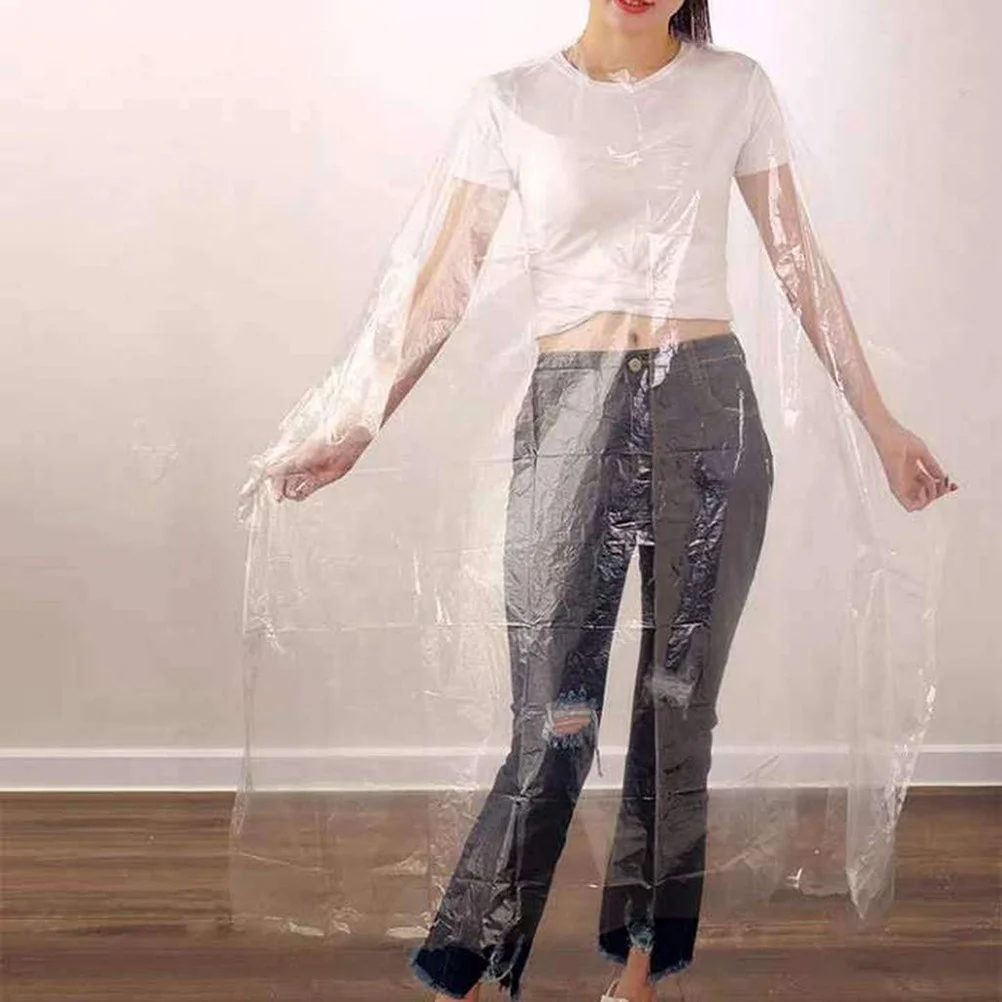 

100 шт. одноразовая парикмахерская накидка, водостойкий фартук для парикмахера, защитная шаль для стрижки, защита для одежды для салона, домашнего использования