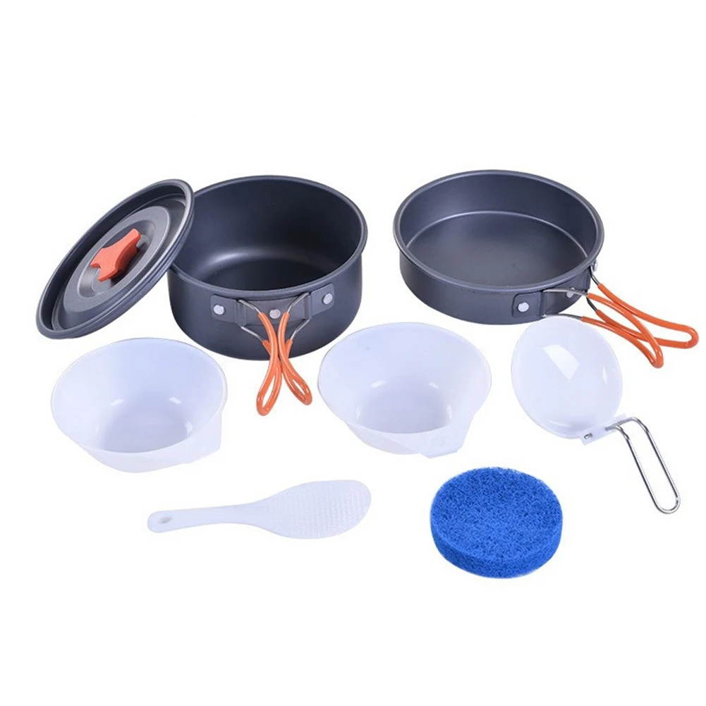 

Twelve Person Portable Kitchen Gear Including Pots And Pans With Utensils Perfect For Any Wilderness Gathering