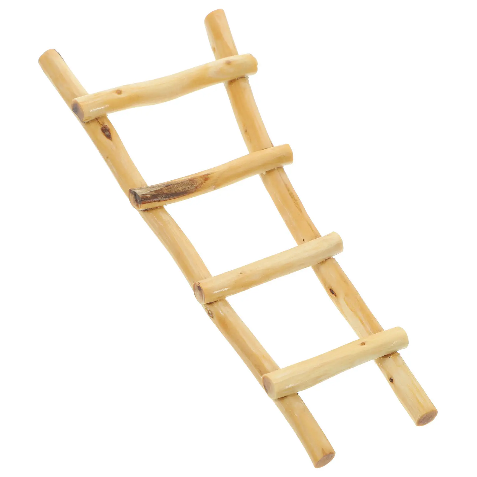 

1:12 Miniature Wooden Ladder Mini House Ladder Decorative Accessory Durable Natural Appearance Stylish 1: 12 Furniture