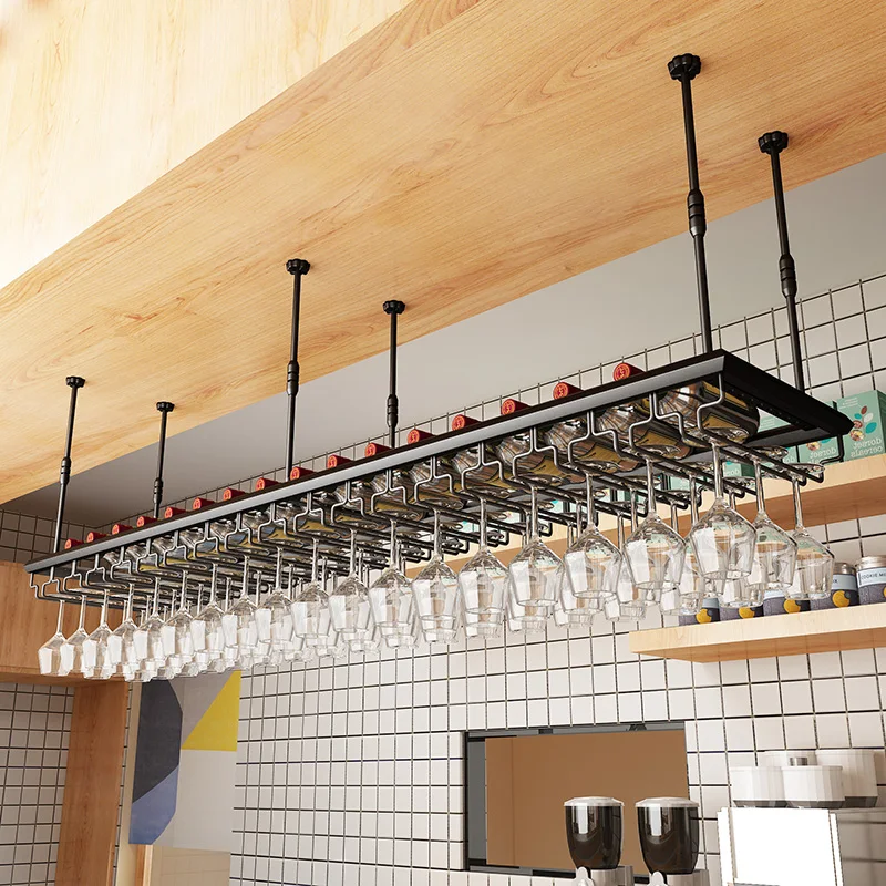 

Wine glass rack hanging grape wine rack ornament creative red glass rack upside down cup cabinet